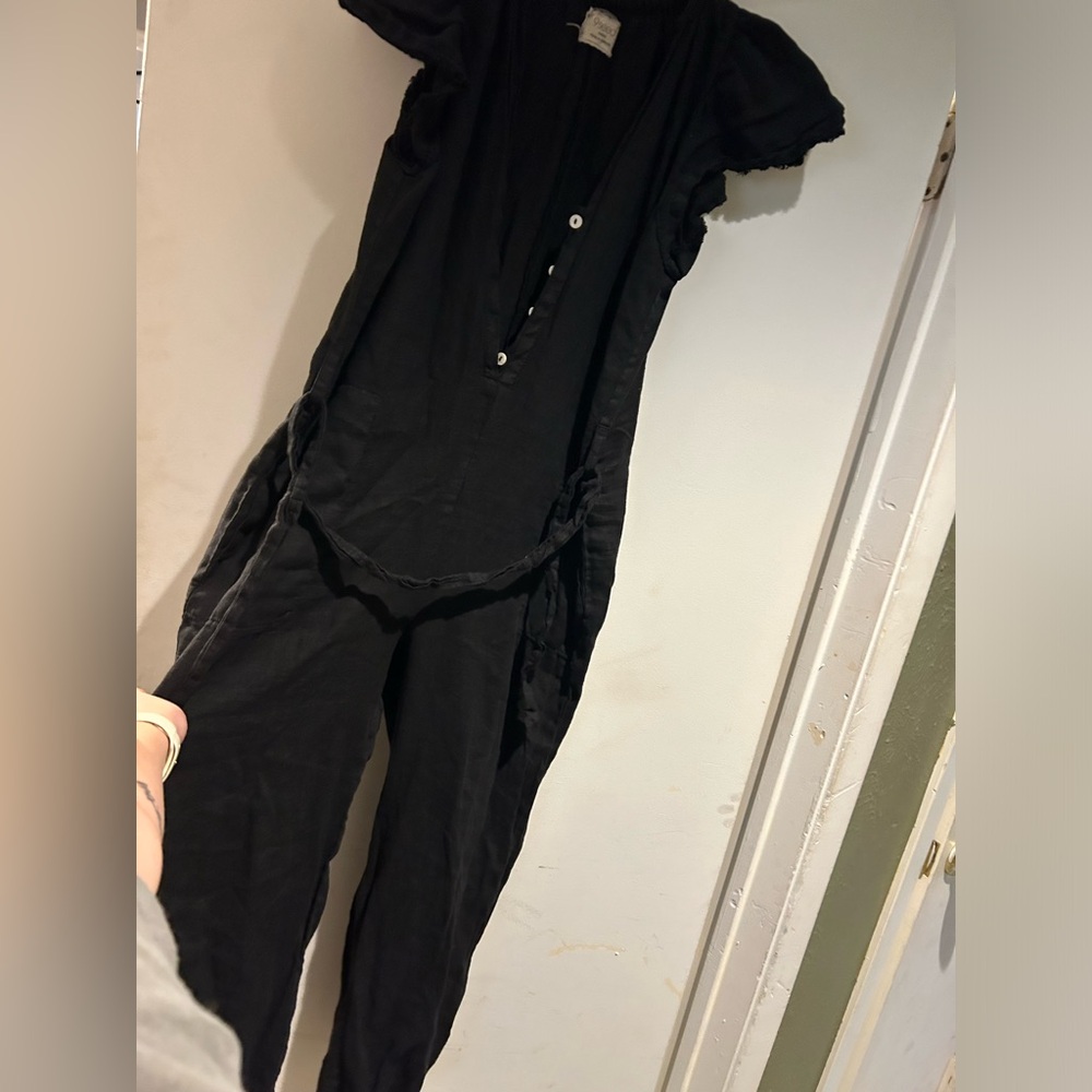 9seed resort black jumpsuit